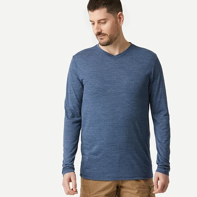 Men’s Long Sleeve Merino Wool Hiking T-Shirt