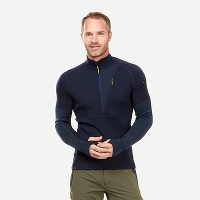 Men's Merino Wool Long-Sleeved Half-Zip T-Shirt – MT 900