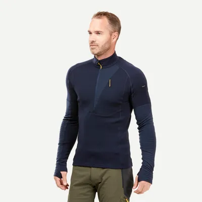 Men's Merino Wool Long-Sleeved Half-Zip T-Shirt – MT 900