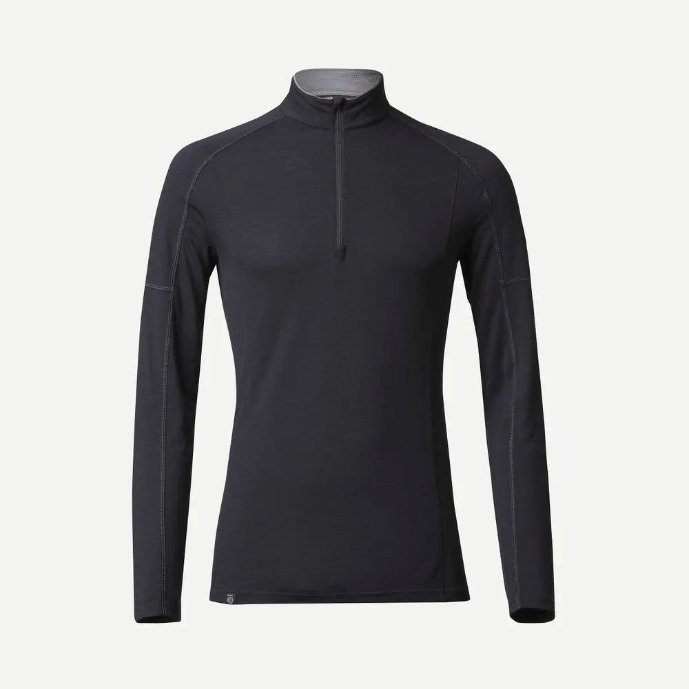 Men’s Merino Wool Long-Sleeved Hiking Shirt – MT 500