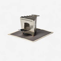 Stainless Steel Wood-Burning Camping Stove - Bivouac Bushcraft