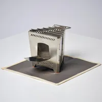 Stainless Steel Wood-Burning Camping Stove - Bivouac Bushcraft