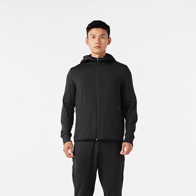Men’s Warm Hooded Running Jacket – Run 100