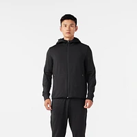 Men’s Warm Hooded Running Jacket – Run 100