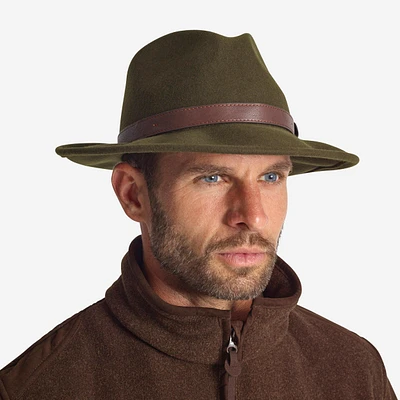 Water Repellent Felt Hat - 100 Green