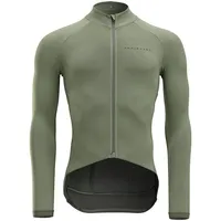 Men's LS Road Cycling Jersey - Racer Ashy Khaki