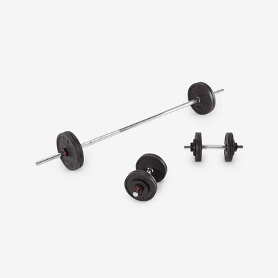 Dumbbell Set with Bar 50 kg (110 lb)