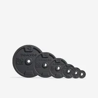 28 mm Cast Iron Weight Plate 1 to 44.4 lb (0,5 kg to 20 kg)