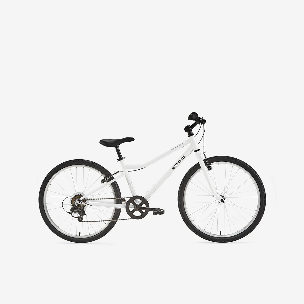 Kids' (9-12 years) 24" Hybrid Bike - Riverside 100