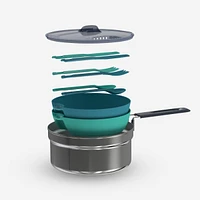 MH 100 Stainless Hiking Camp Cookset 2P