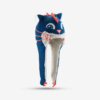 Kids' Ski Monstercat Peruvian Hat – Blue