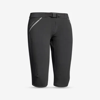 Women’s Hiking Capri Pants - MH 500 Black