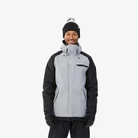 Men’s Snowboard Jacket - SNB 100 Grey/Black
