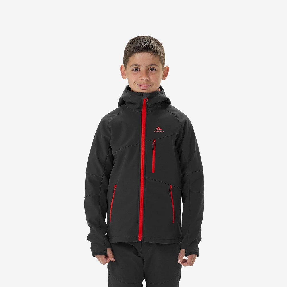 Kids’ Hiking Softshell Jacket