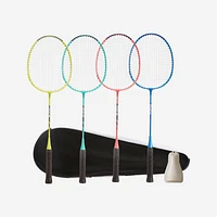 Family Set of 4 Badminton Rackets - Fun BR 130