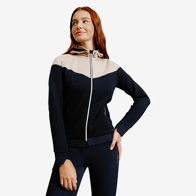 Women's Zipped Horse Riding Sweatshirt