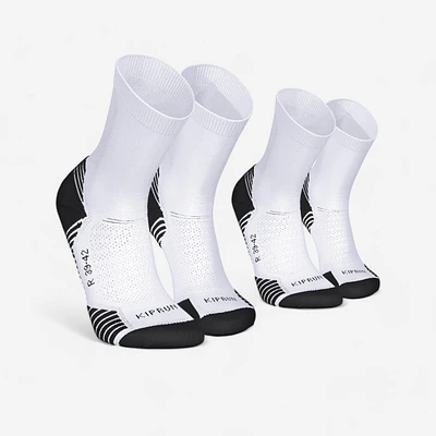 x2 Thick Mid-calf running socks