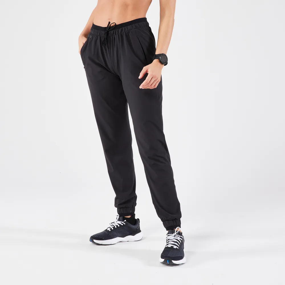 Women's Breathable Jogging Pants – Run Dry Black