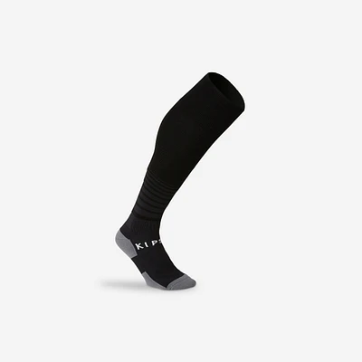 F500 Soccer Socks Black with Stripes