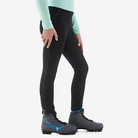 Kids' Cross-Country Ski Tights - 100 Black
