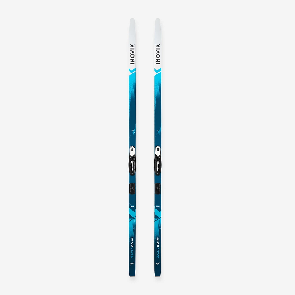 Classic Cross-Country Skis with Skins - 150