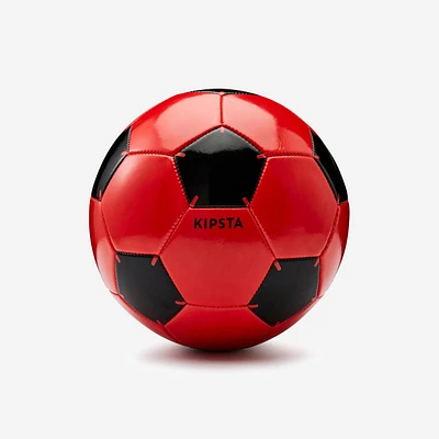 Kids' Size 4 Soccer Ball - First Kick Red