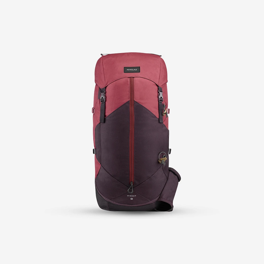 Women’s 50 L Hiking Backpack - MT 100 Easyfit