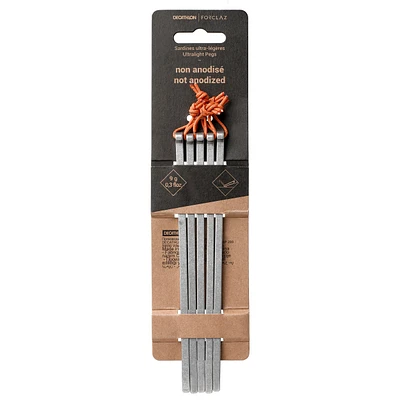 MT 900 Camping Ultralight Non-Anodized Tent Pegs x5