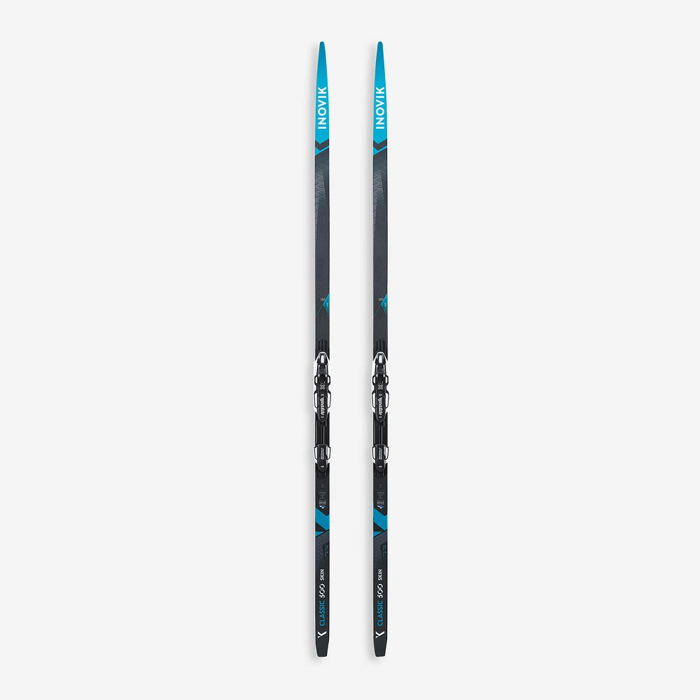 Classic Cross-Country Skis with Skins and Bindings – XC S 500