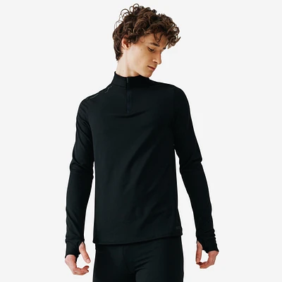 Men's Long-Sleeved Half-Zip Running Shirt – Run 100