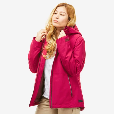 Women’s 3-in-1 Waterproof Hiking Jacket – SH 500