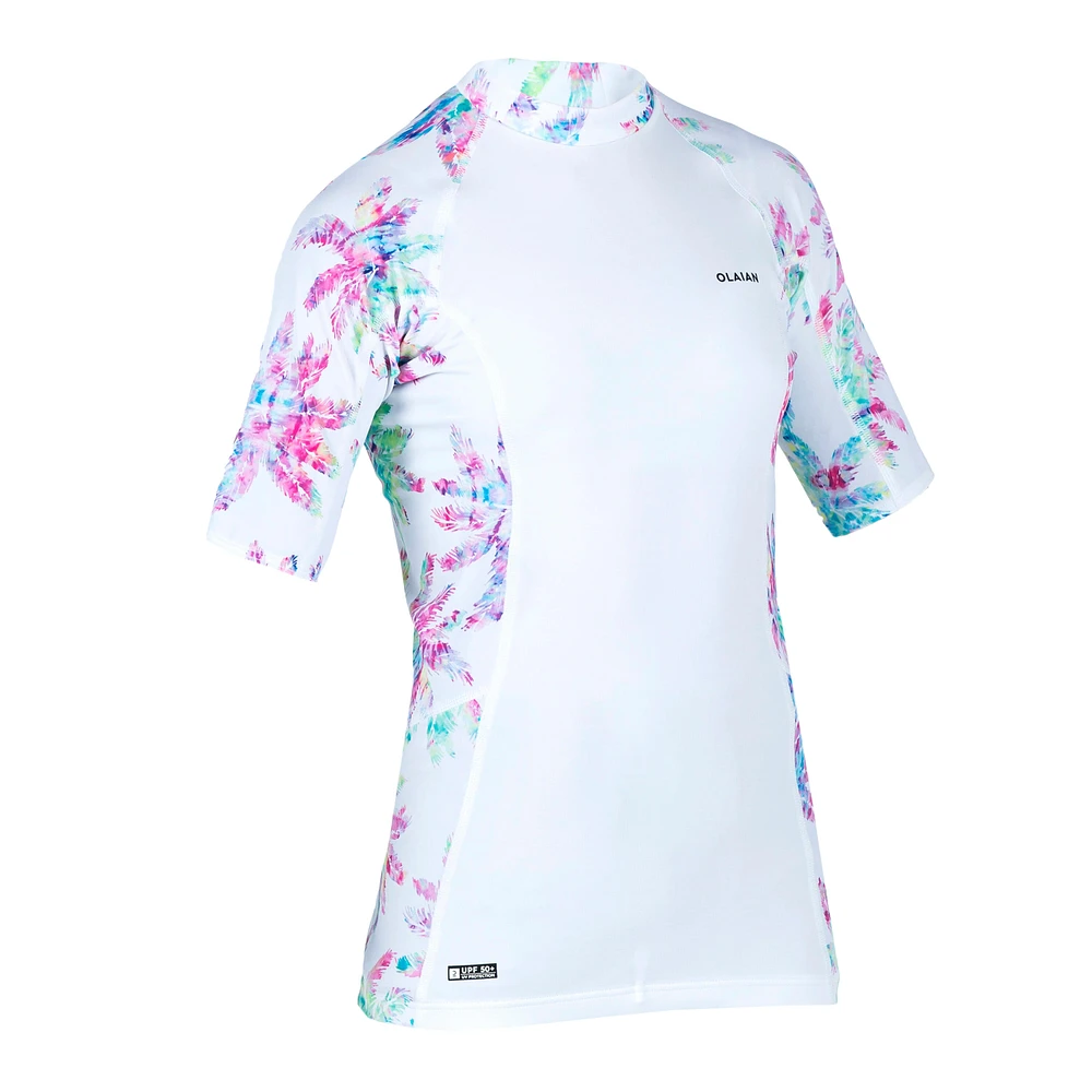 Kids' Short-Sleeved Surfing Rash Guard