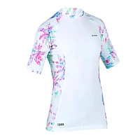 Kids' Short-Sleeved Surfing Rash Guard