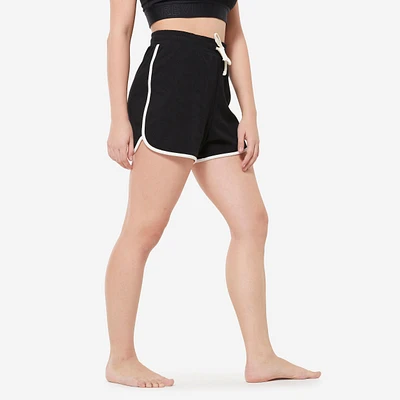 Women’s Urban Dance High-Waisted Shorts – Black