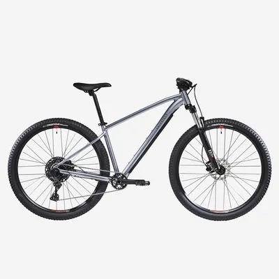 Men's 29" Touring Mountain Bike - Explore 520 Grey/Red