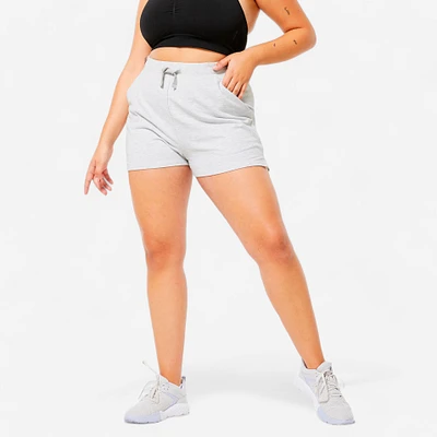 Women's High-Waisted Cotton Shorts