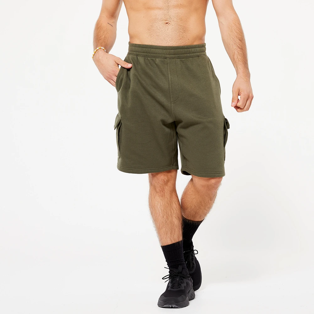 Men’s Fleece Cargo Shorts