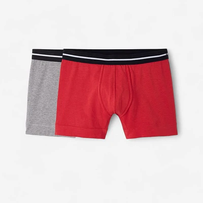 Men's Cotton Boxers 2-Pack