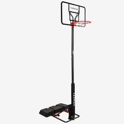 Basketball Hoop with Adjustable Fold Stand - B 100 Easy PC Black