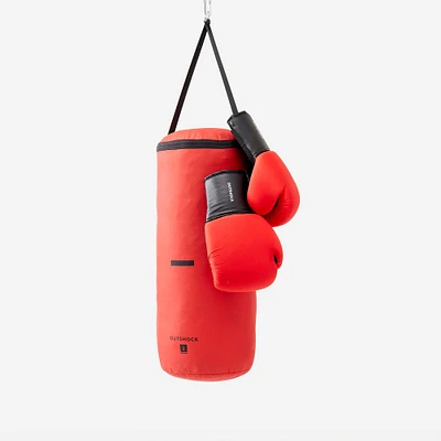 Kids' Punching Bag and Boxing Gloves Set