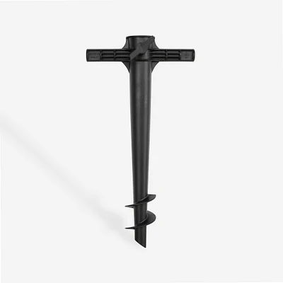 Screw-In Beach Umbrella Base - Fix Paruv Black