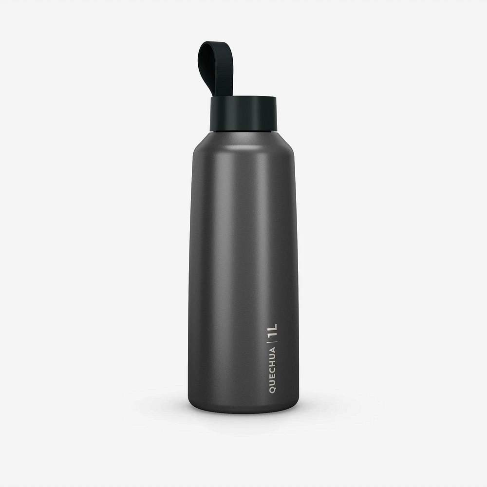 Stainless Steel Hiking Water Bottle with Screw Cap 1 L