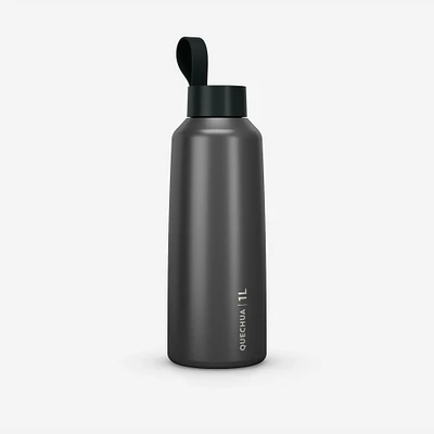 Stainless Steel Hiking Water Bottle with Screw Cap 1 L