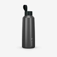 Stainless Steel Hiking Water Bottle with Screw Cap 1 L