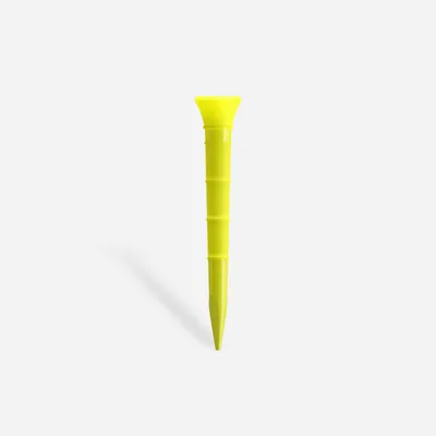 Plastic Golf Tees - Inesis 500 x10 70 mm (2 3/4") Yellow