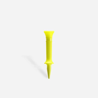 Golf Plastic Step 40 mm Tees x10 - 100 Yellow