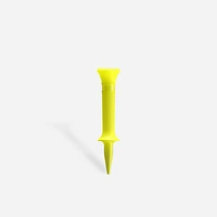 Golf Plastic Step 40 mm Tees x10 - 100 Yellow