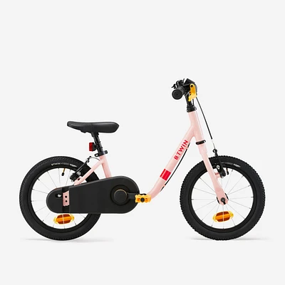 Kids' 2-in-1 Balance Bike 14 in, Discover 500, Age 3-5