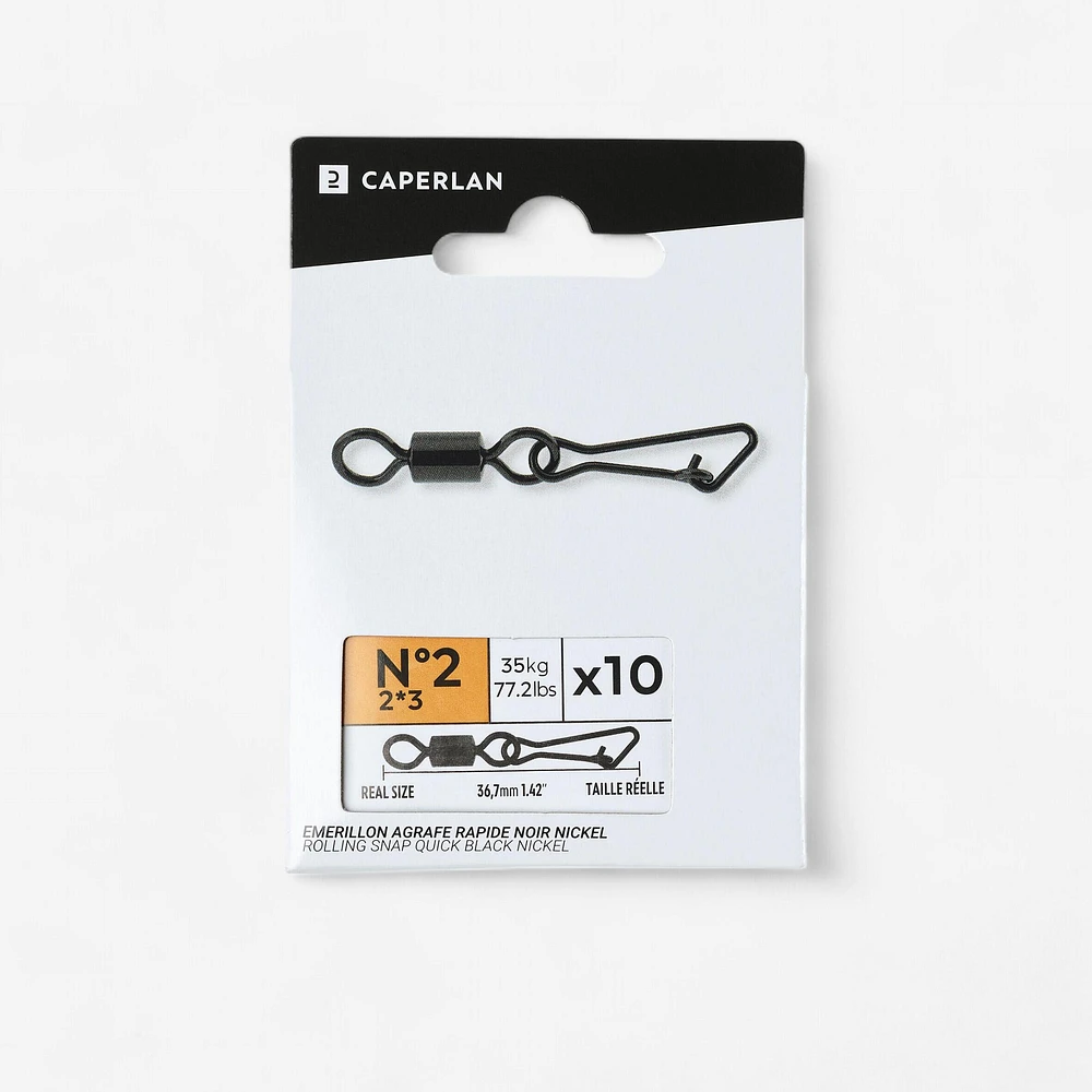 Snap Swivel Rapid Black Nickel