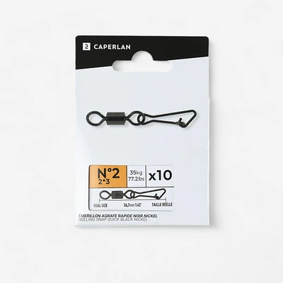 Snap Swivel Rapid Black Nickel